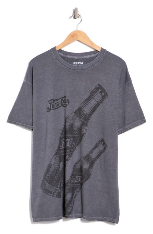 Philcos Pepsi Jumbo Bottles Cotton Graphic T-shirt In Gray