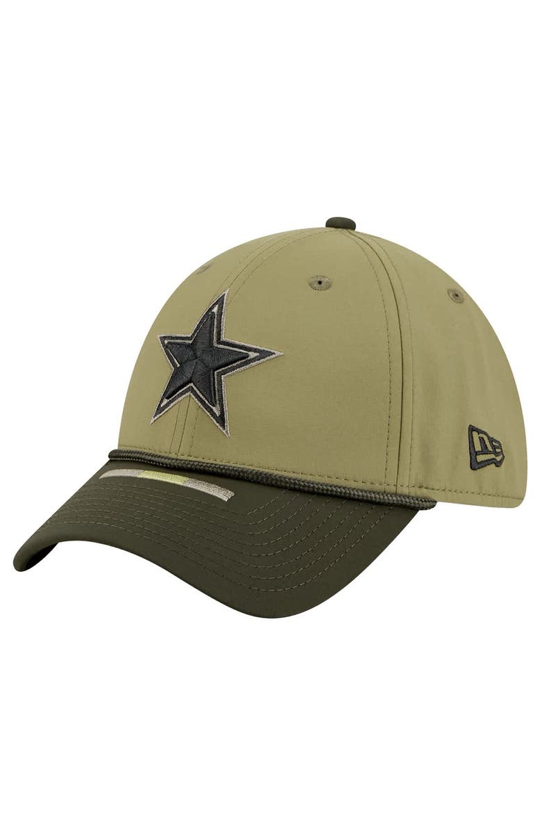 New Era Men's New Era  Green Dallas Cowboys 2025 Salute to Service 39THIRTY Flex Hat, Alternate, color, Green