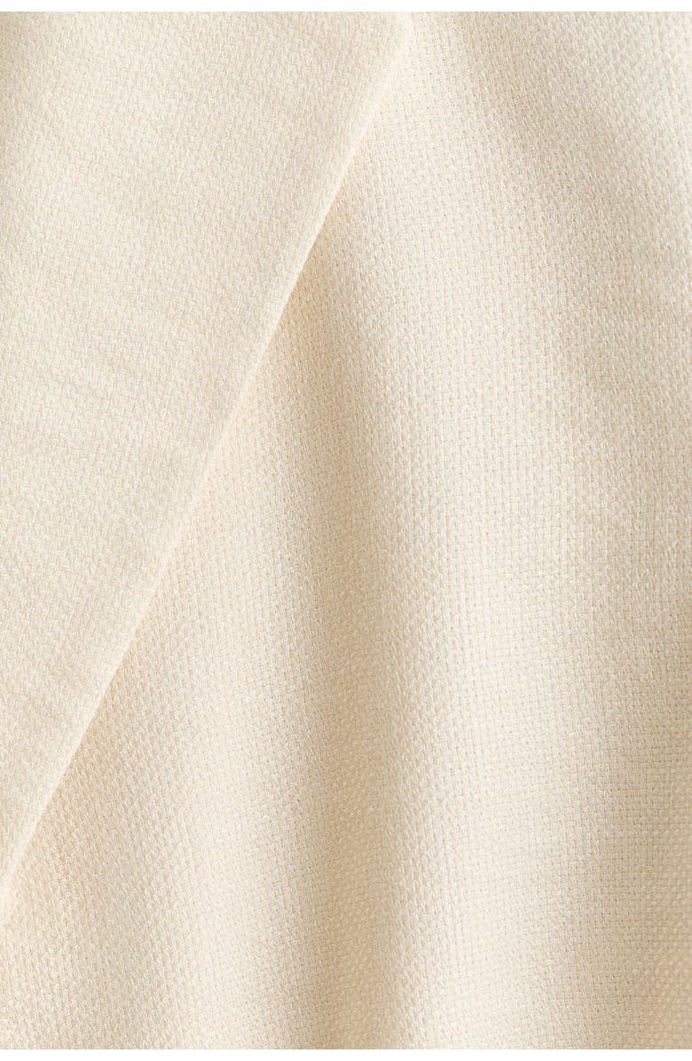 H&M Short Blazer, Alternate, color, Cream