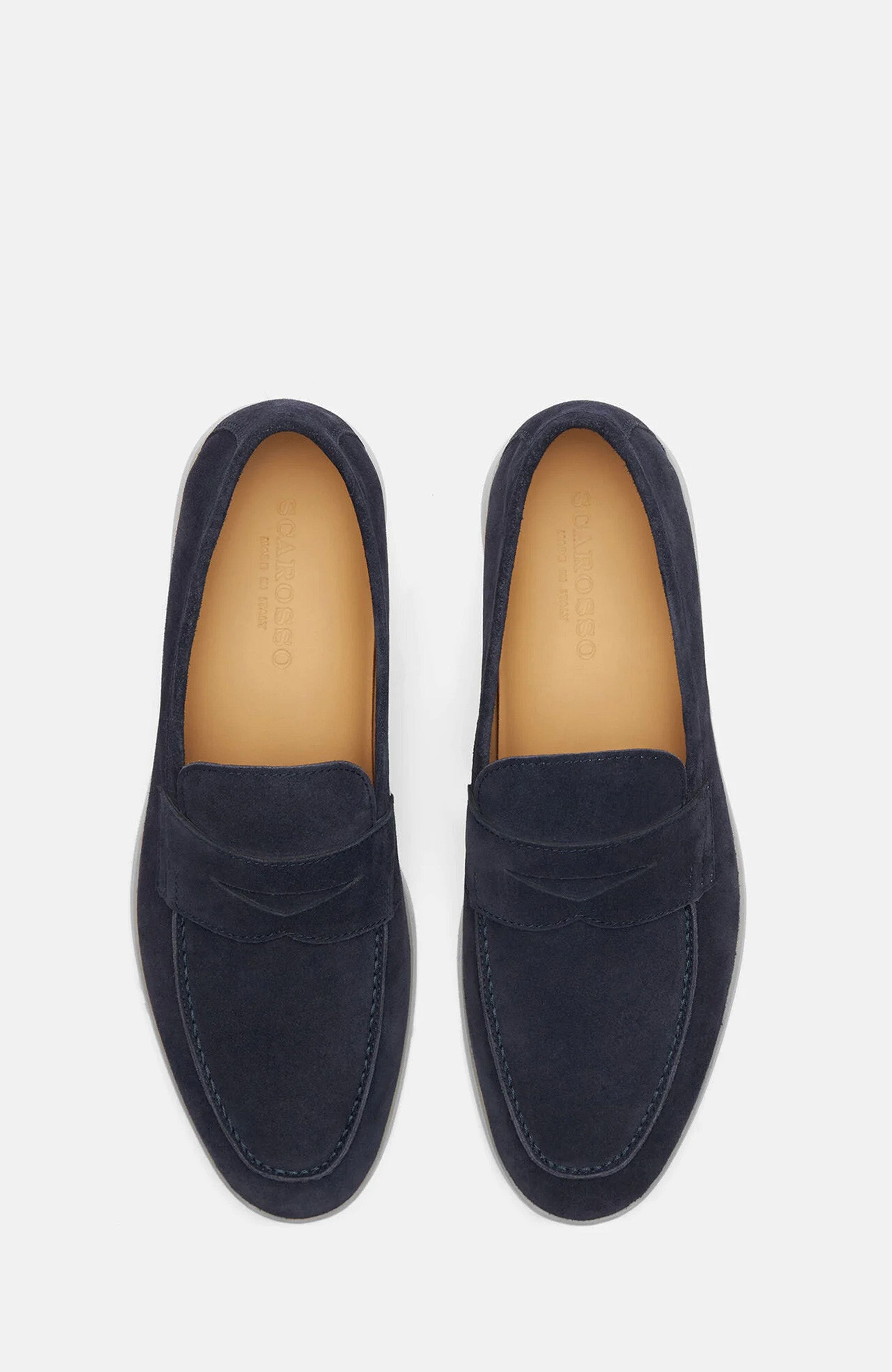 Luciano Loafers, Alternate, color, Blue - Suede