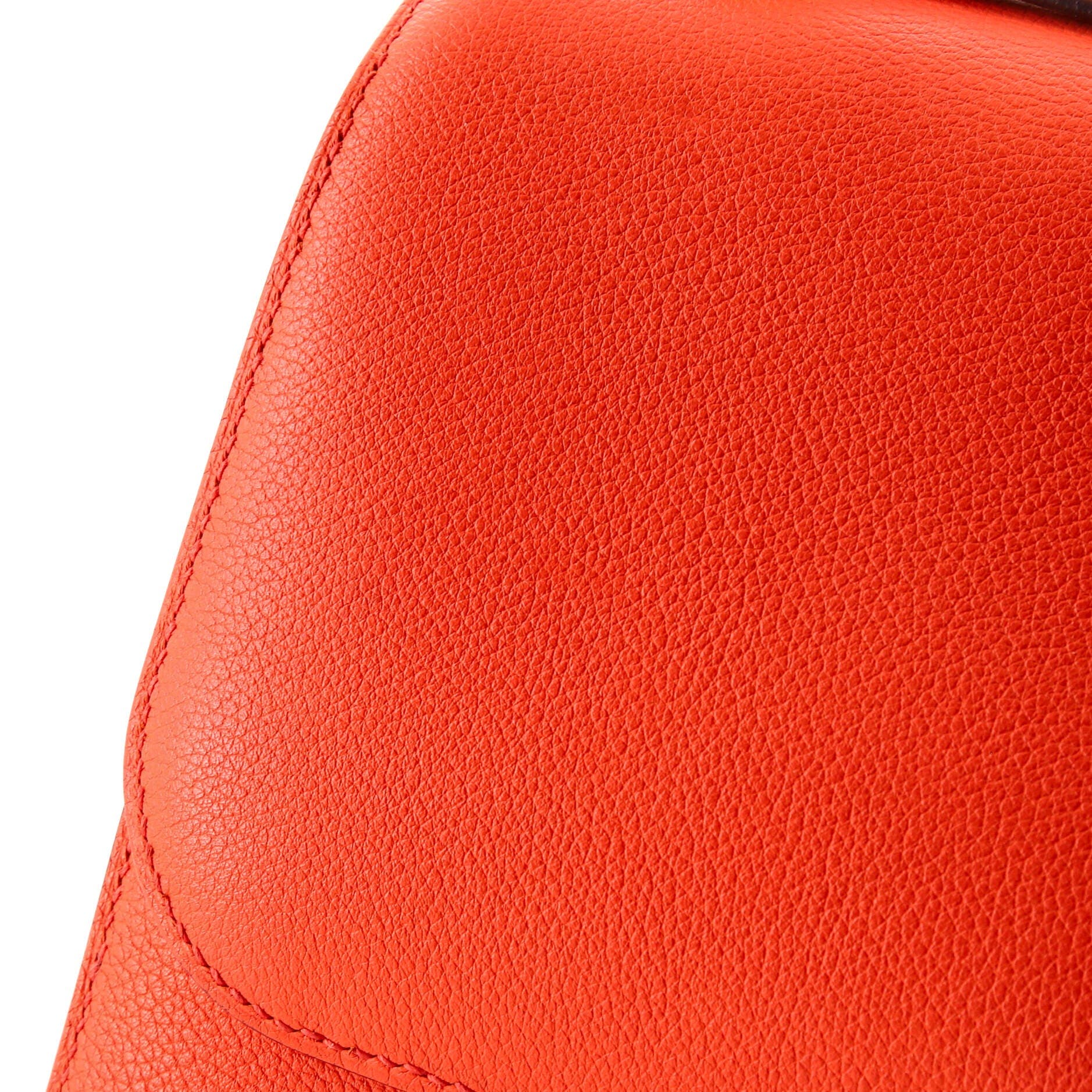 Pre-Owned Hermes Constance Bag Evercolor 24, Alternate, color, Orange Poppy