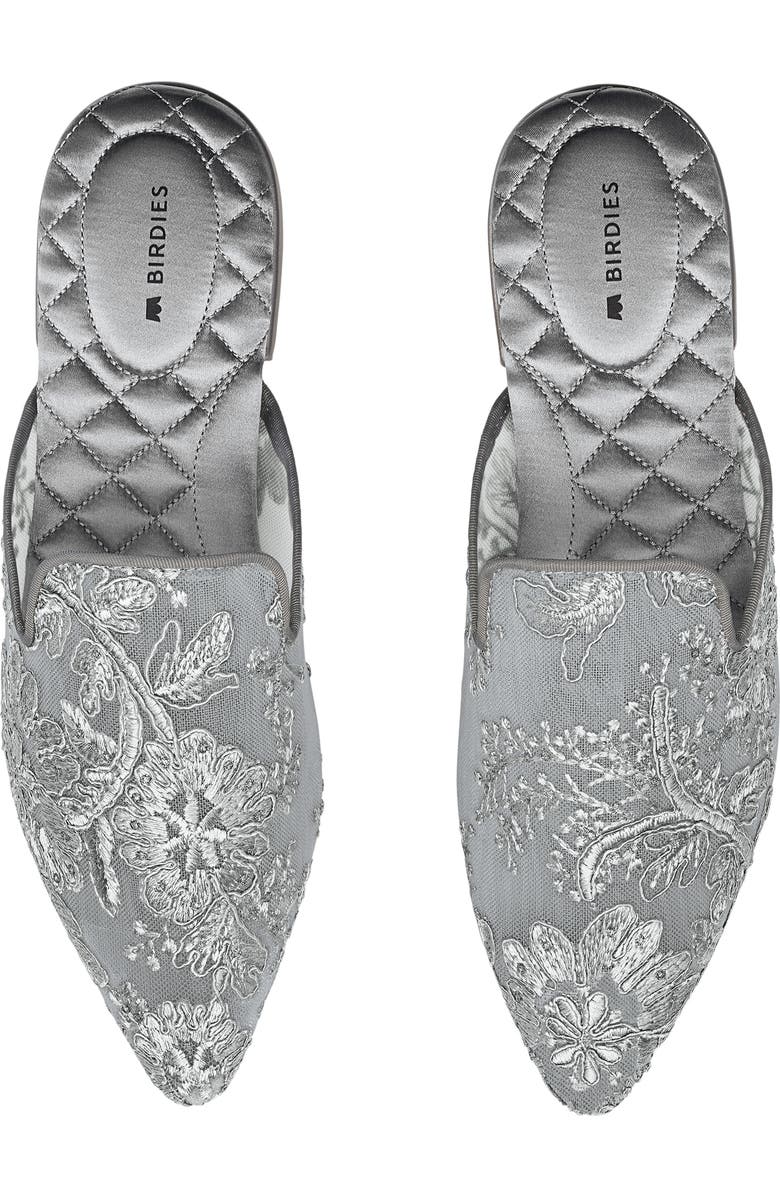 Birdies Dove Embroidered Flower Mule, Alternate, color,