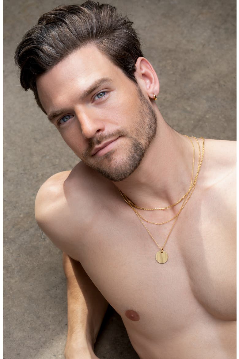 Men's 14K Gold Ball Chain Necklace (Nordstrom Exclusive), Alternate, color, 14K YELLOW GOLD