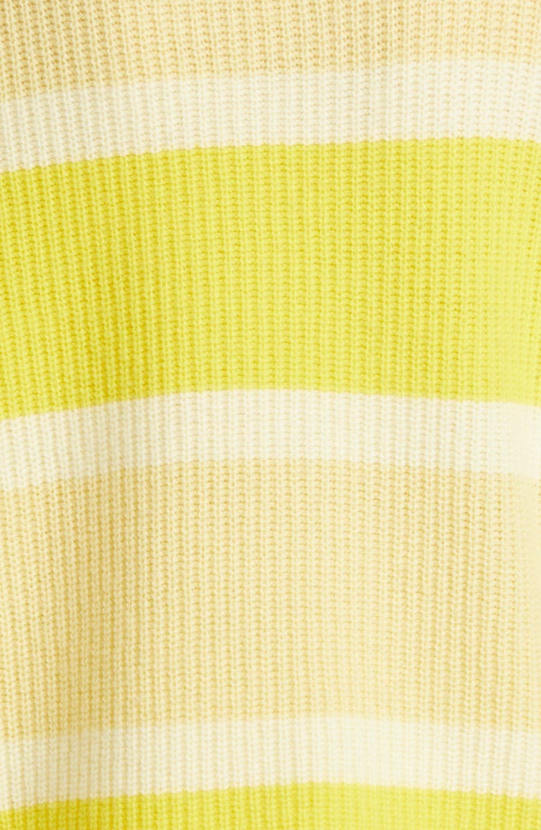 La Ligne Bold Tonal Stripe Wool & Cashmere Sweater, Alternate, color, 