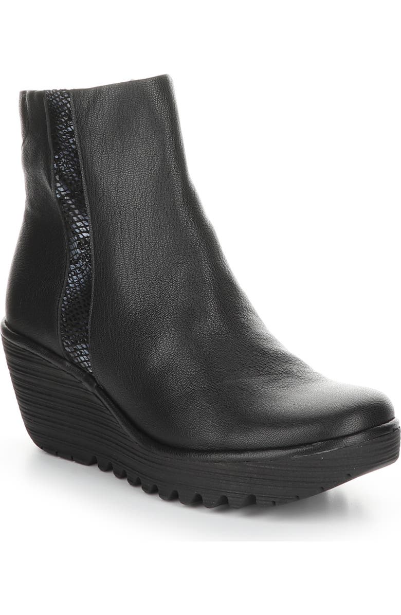 Fly London Yulu Wedge Bootie, Main, color,