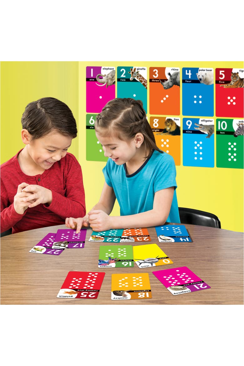 Animals Count 031 Learning Set, Flashcards, Kids, Alternate, color, Multicolored