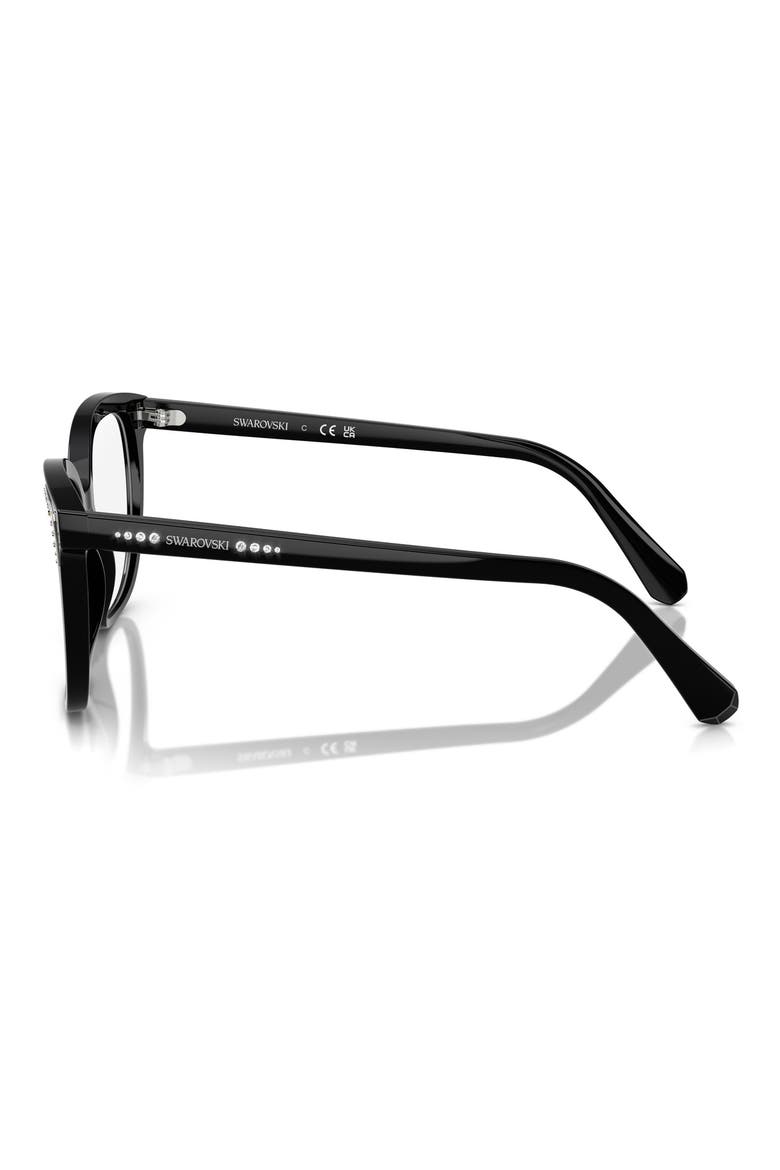 52mm Butterfly Optical Glasses, Alternate, color, BLACK