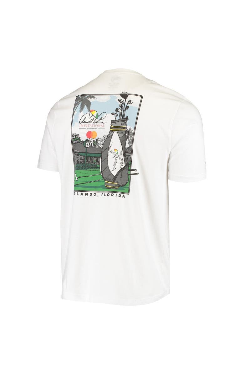 AHEAD Men's Ahead White Arnold Palmer Invitational Golf Bag Graphic T-Shirt, Alternate, color,