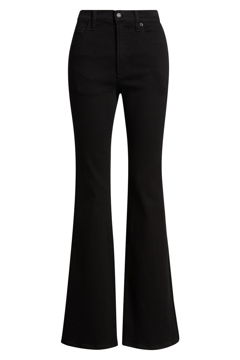 Kinsley High Waist Flare Jeans, Alternate, color, GRAPHITE