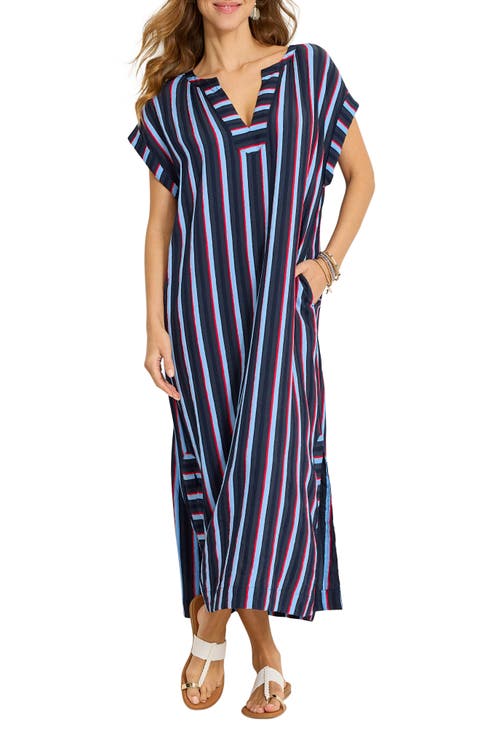 Deep Sea Stripe Caftan