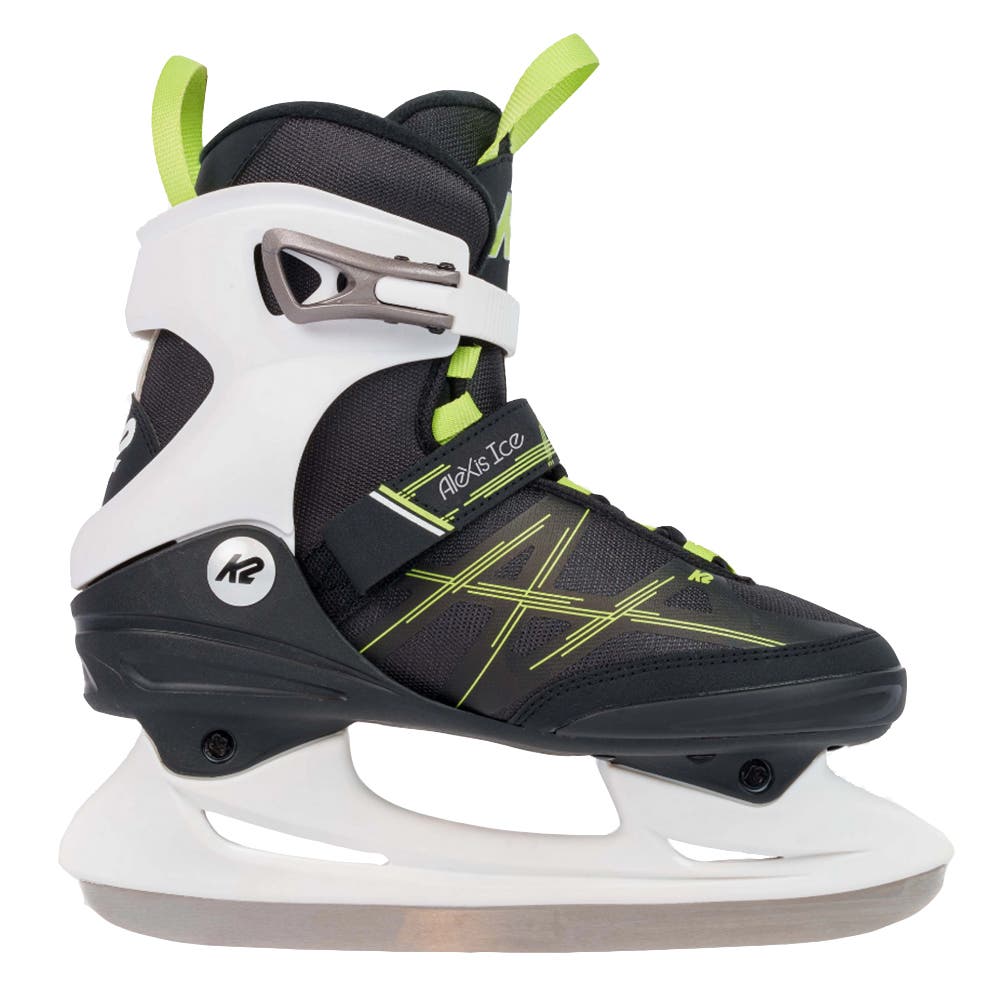 K2 Alexis Ice Womens Ice Skates, Alternate, color, Grey/Green
