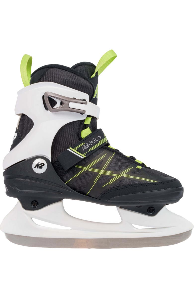 K2 Alexis Ice Womens Ice Skates, Alternate, color, Grey/Green