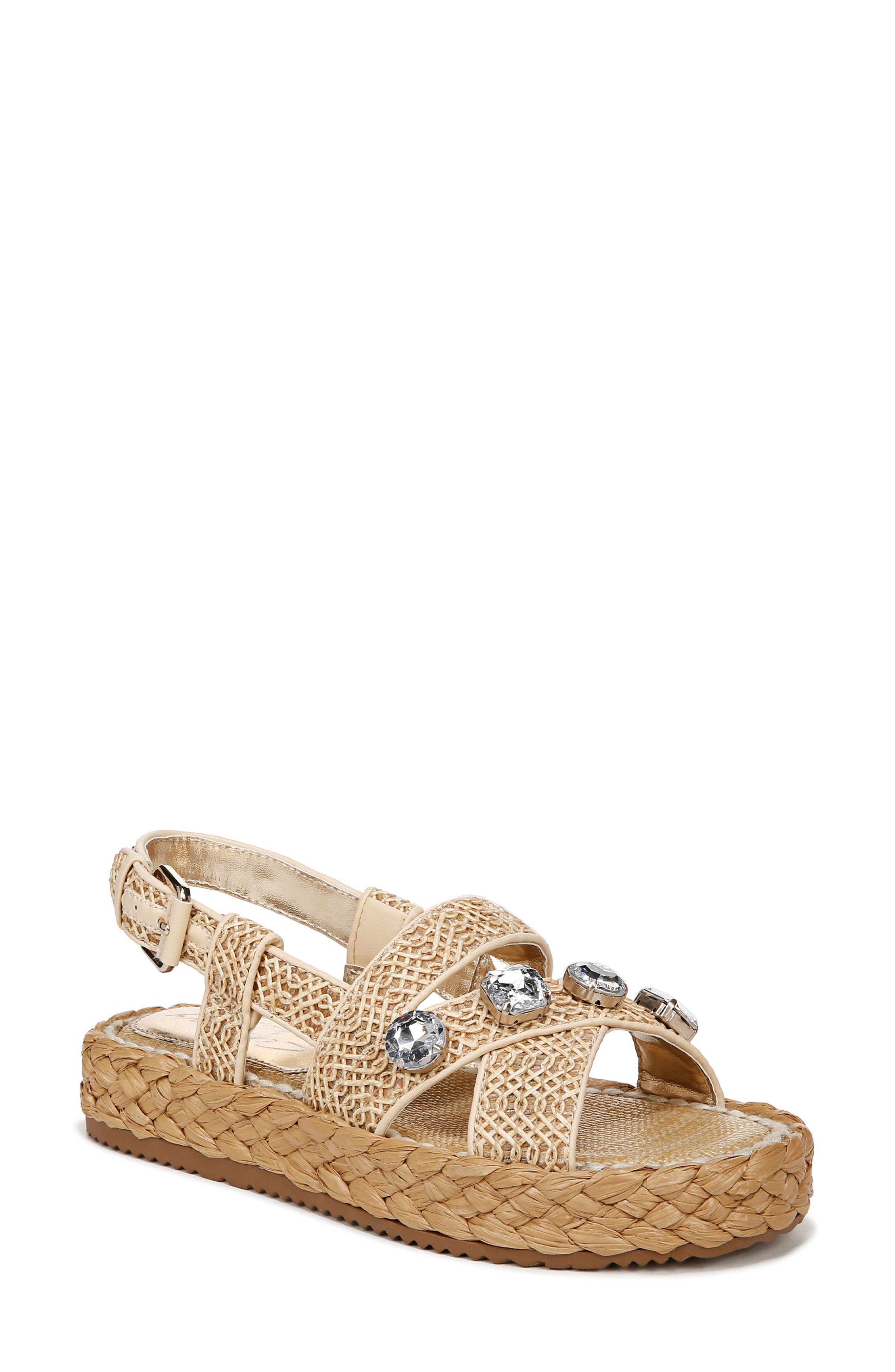 Circus NY by Sam Edelman Wrigley Woven Sandal, Main, color, Natural