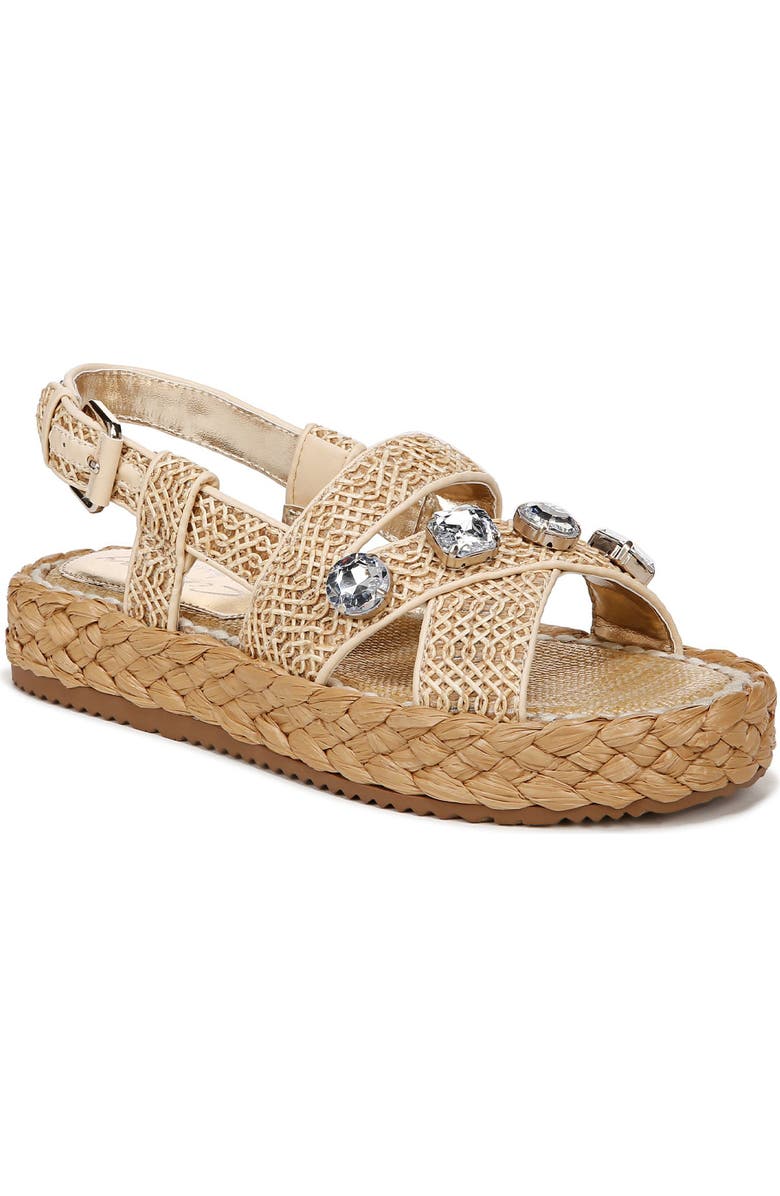 Circus NY by Sam Edelman Wrigley Woven Sandal, Main, color, Natural