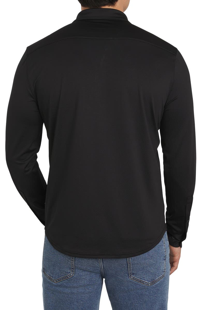 DKNY SPORTSWEAR Howard Button-Up Shirt, Alternate, color, Black