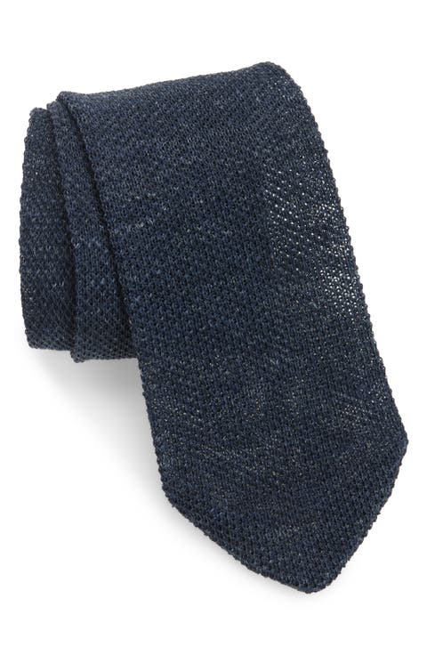 Linen Knit Tie