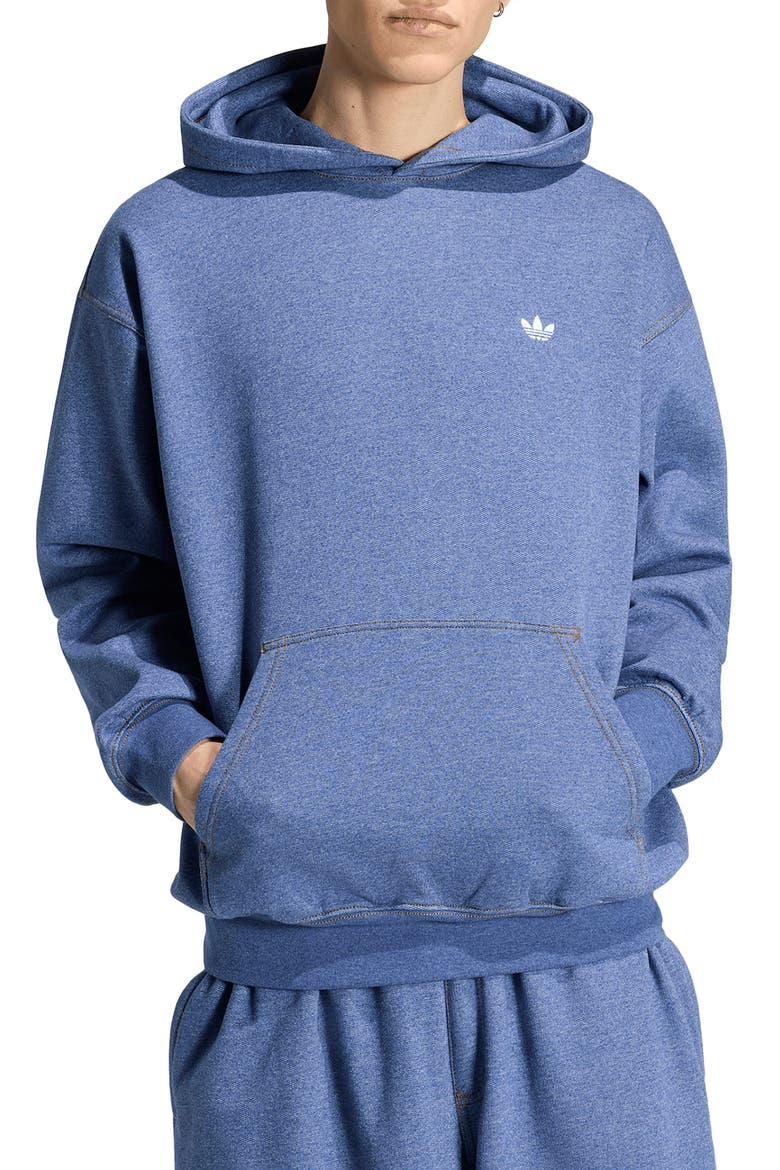 Essentials Loose Hoodie, Main, color, CREW BLUE MEL