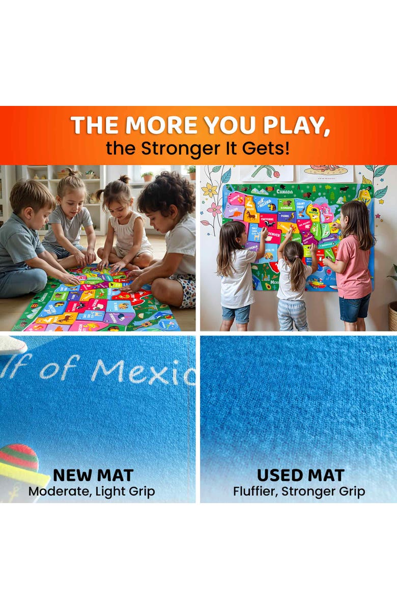 Quokka Kids Felt Board Learning Set, Alternate, color, Usa