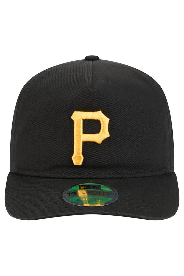 Men's New Era  Black Pittsburgh Pirates Team 19TWENTY Adjustable Hat, Alternate, color, Black