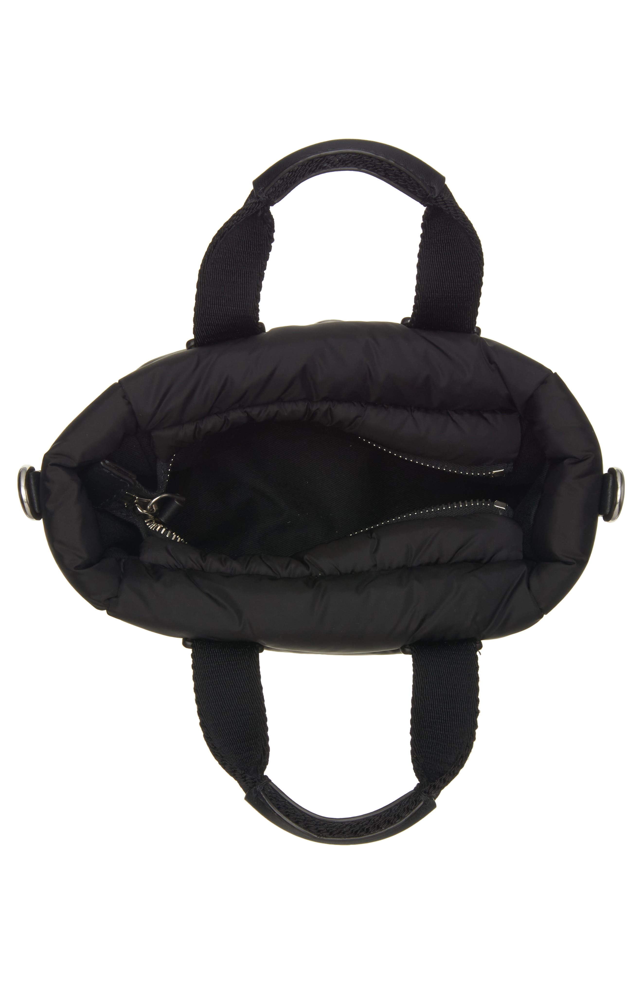 Moncler Micro Caradoc Puffer Crossbody Tote, Alternate, color, 