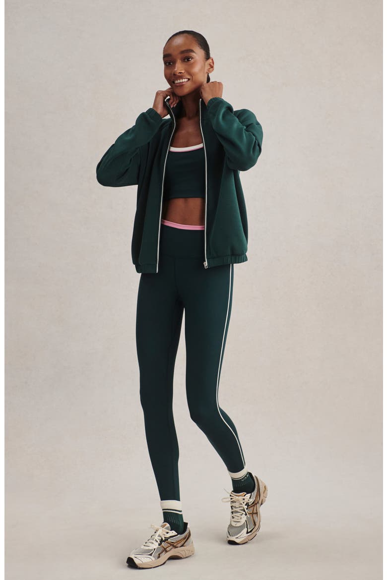 Magda Full Zip Sweatshirt, Alternate, color, PONDEROSA PINE