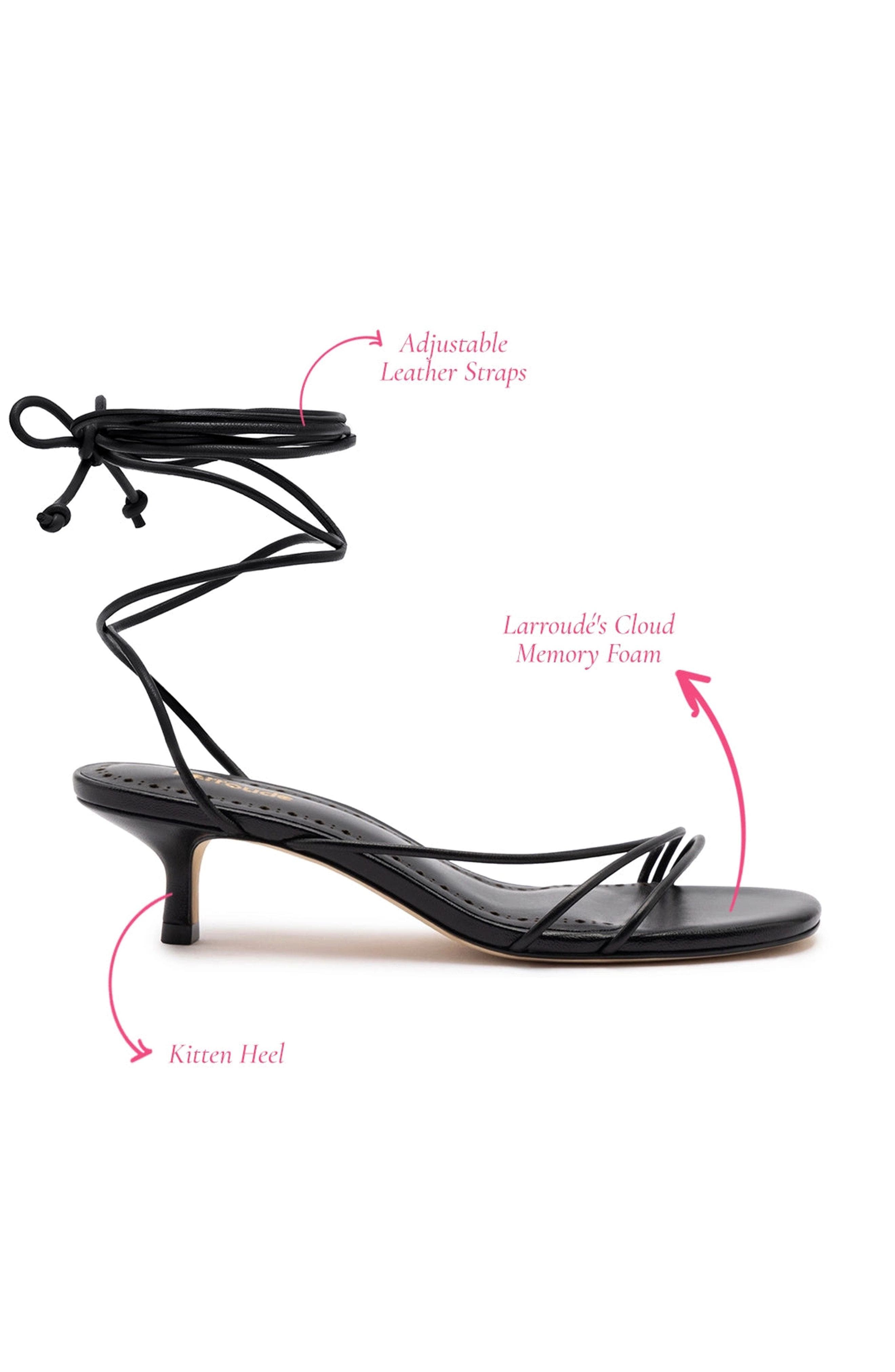 Sara Sandal, Alternate, color, Black