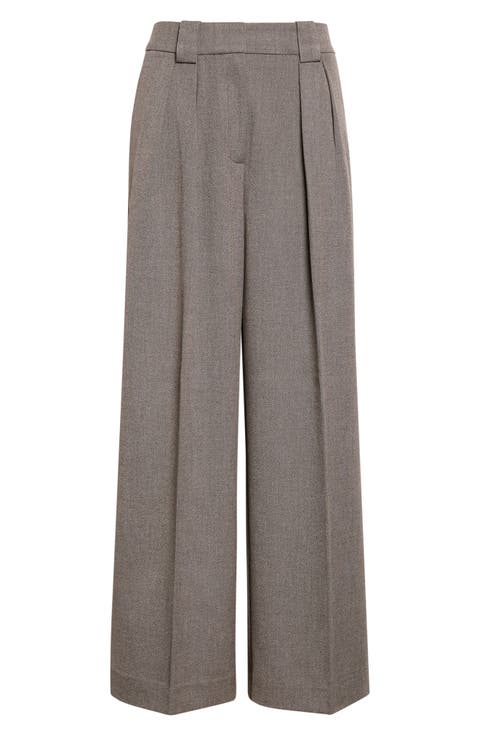 Katya Pleated High Waist Wide Leg Pants