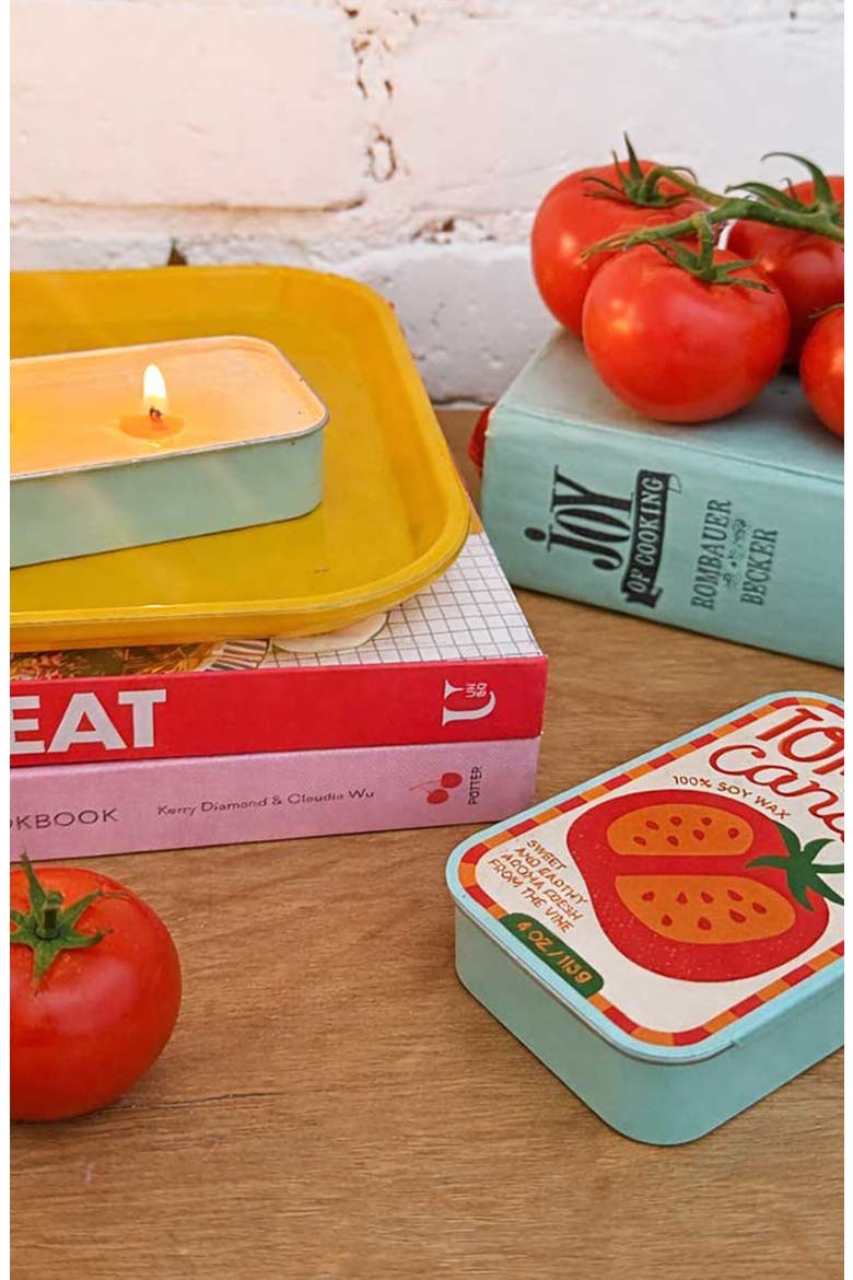 Tomato Candle, Alternate, color, RED
