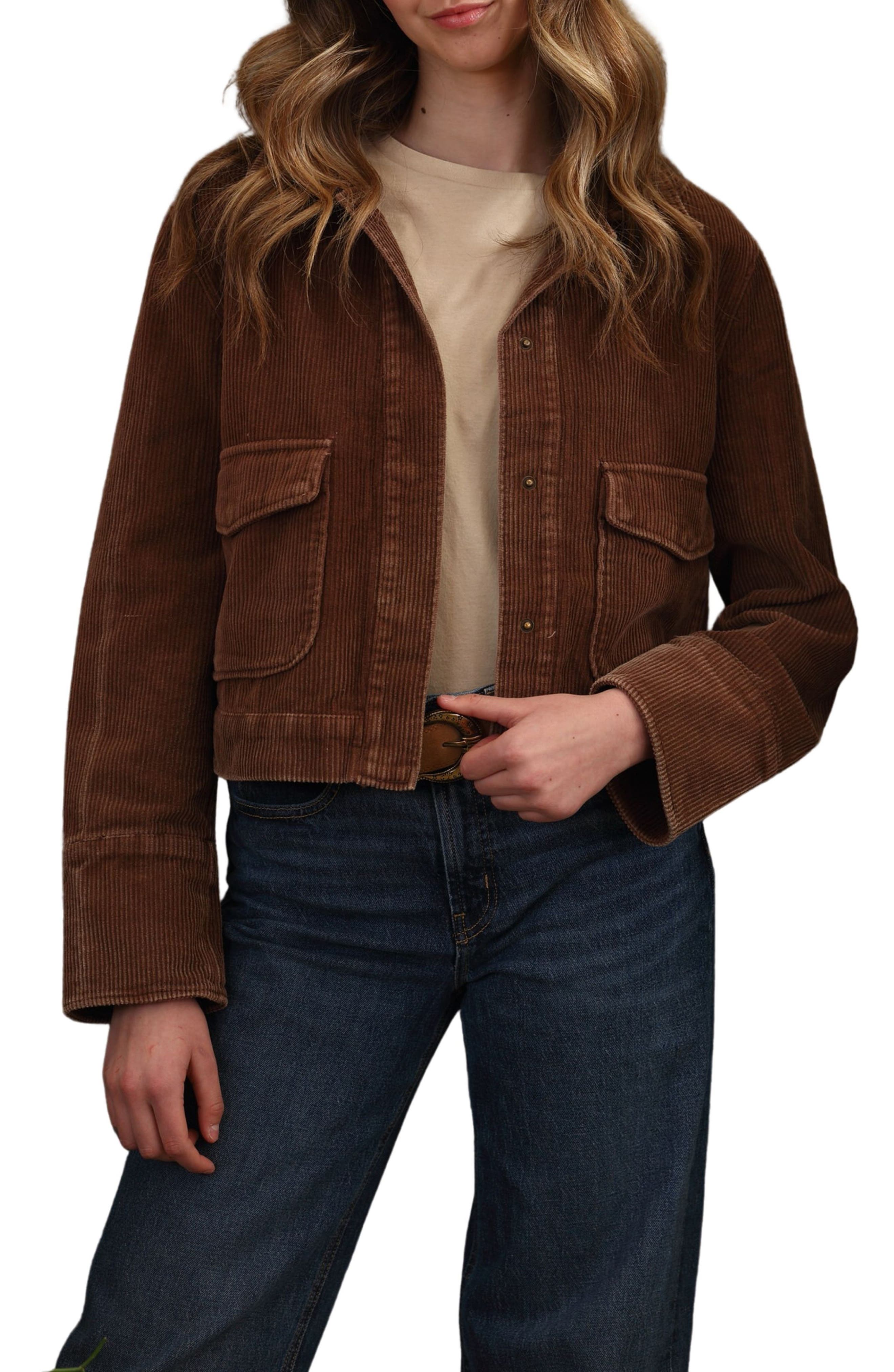 Garment Washed Corduroy Jacket