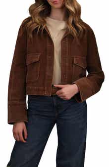 Garment Washed Corduroy Jacket
