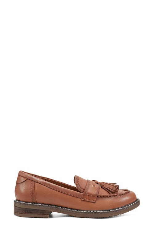 Easy Spirit Janelle Tassel Loafer In Brown