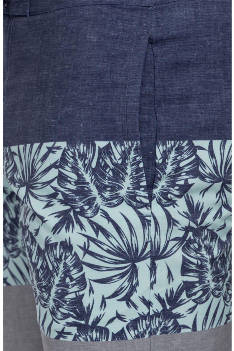Swim-Up Bar Board Shorts, Alternate, color, HEATHER DRESS BLUES