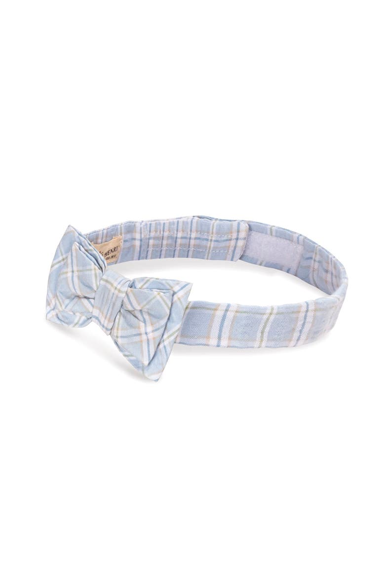 Kids' Classic Seersucker Bow Tie, Alternate, color, Blue Chateau Check