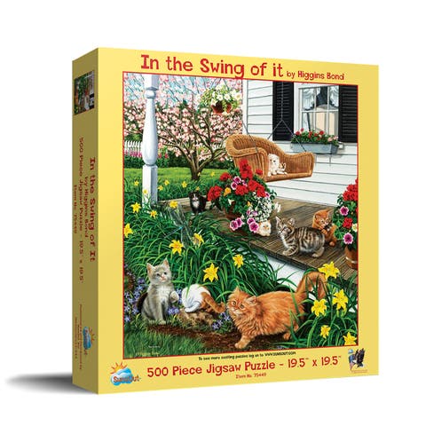In the Swing of It 500 piece Jigsaw Puzzle for Adults