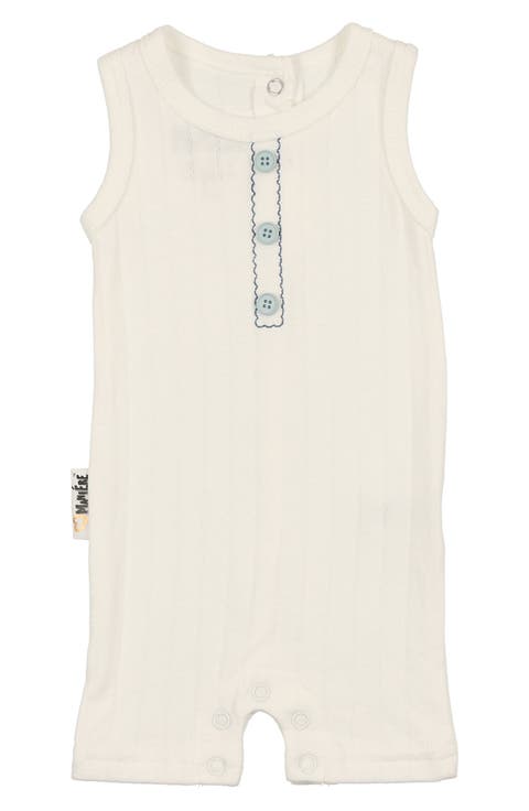 Kids' Textured Stripe Romper (Toddler)