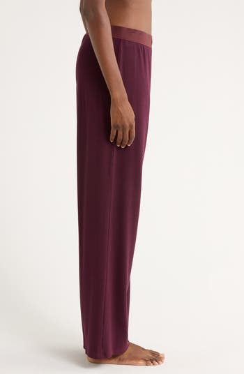 Sheer Rib Pajama Pants