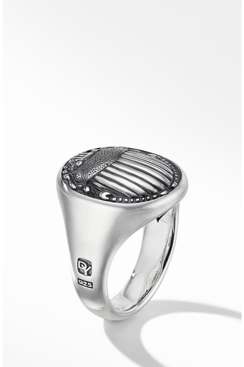 Petrvs® Scarab Signet Ring, Alternate, color, SILVER