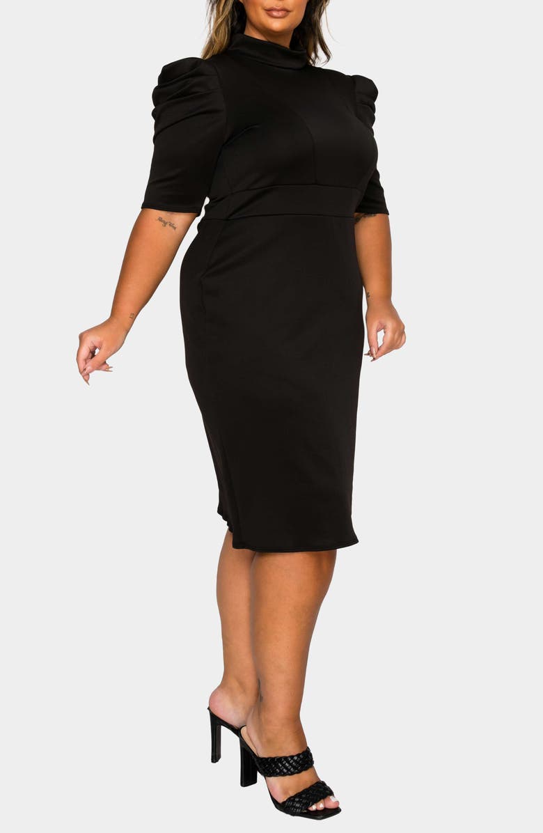 L I V D Astra Sheath Dress, Alternate, color, Black