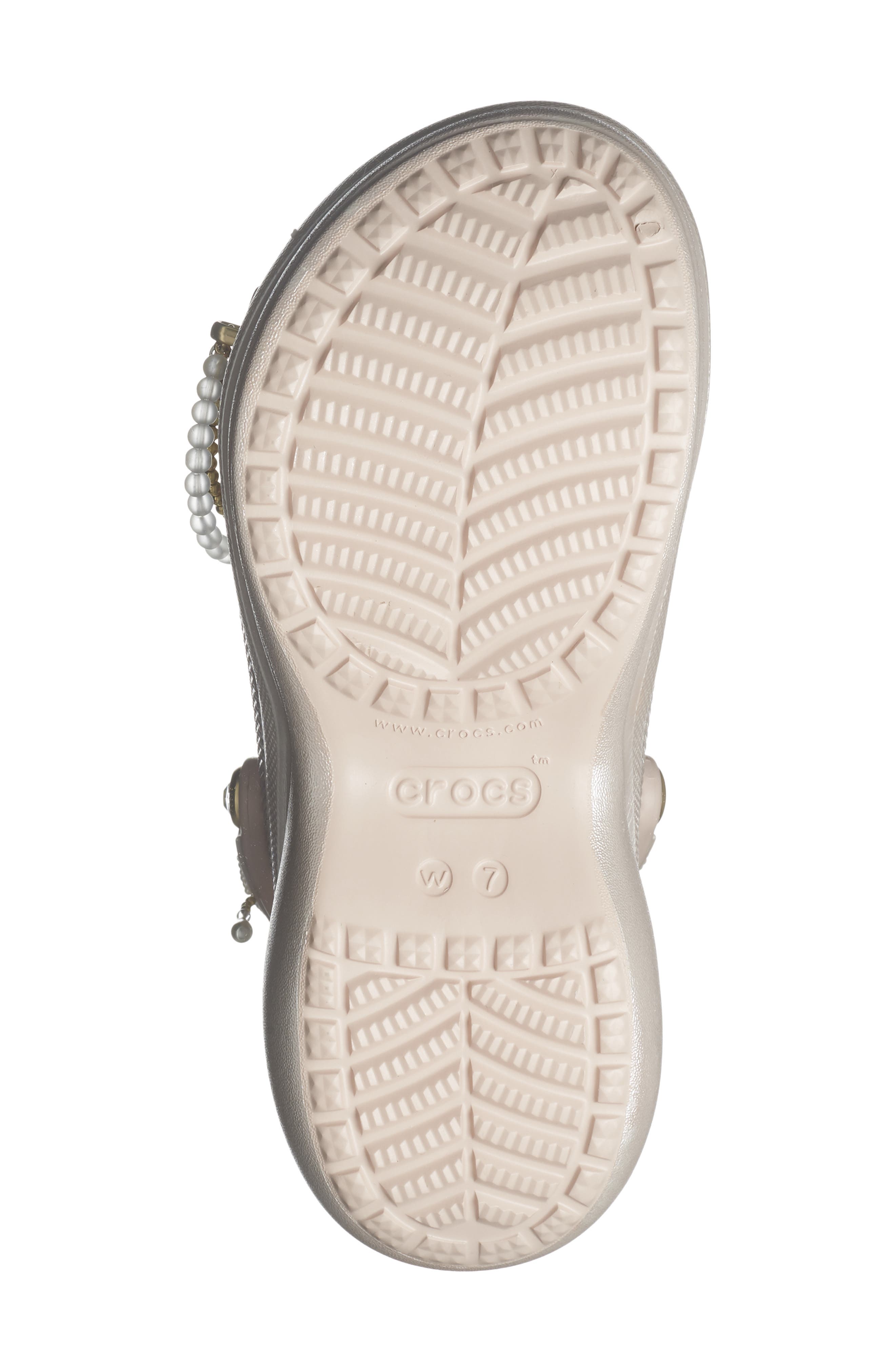 CROCS Bae Jewel Bedazzled Clog, Alternate, color, Quartz