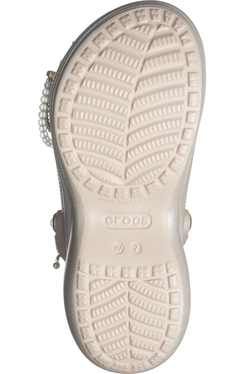 CROCS Bae Jewel Bedazzled Clog, Alternate, color, Quartz