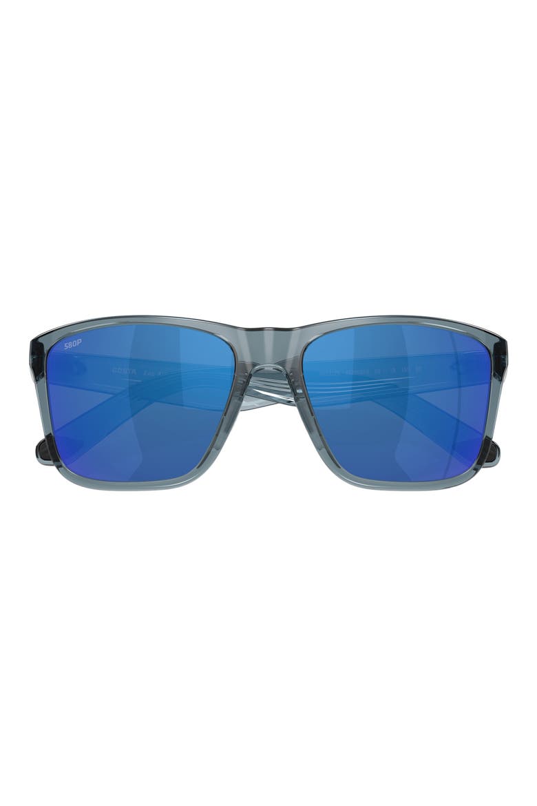 Los Alijos 59mm Sunglasses, Alternate, color, TRANSLUCENT BLUE / BLUE 580P