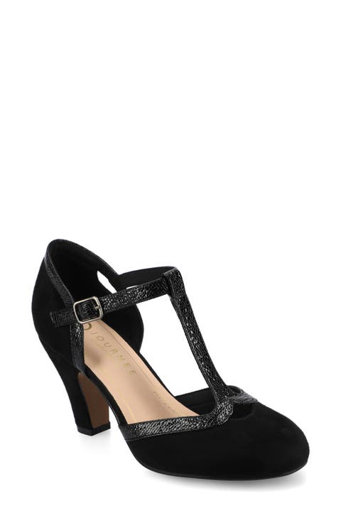 JOURNEE Olina T-Strap Pump