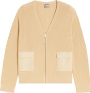 MM by Max Mara Libero Front Zip Cardigan