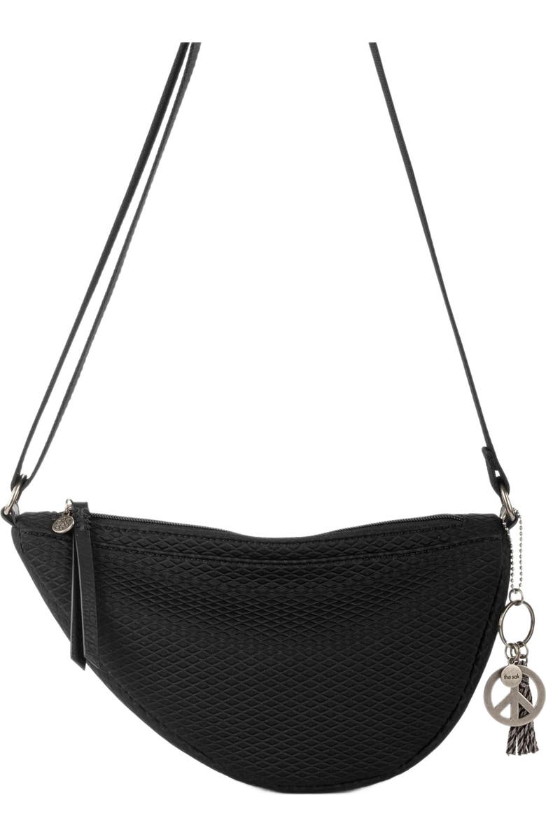 The Sak Tess Sling Crochet Bag, Alternate, color, Black Crochet