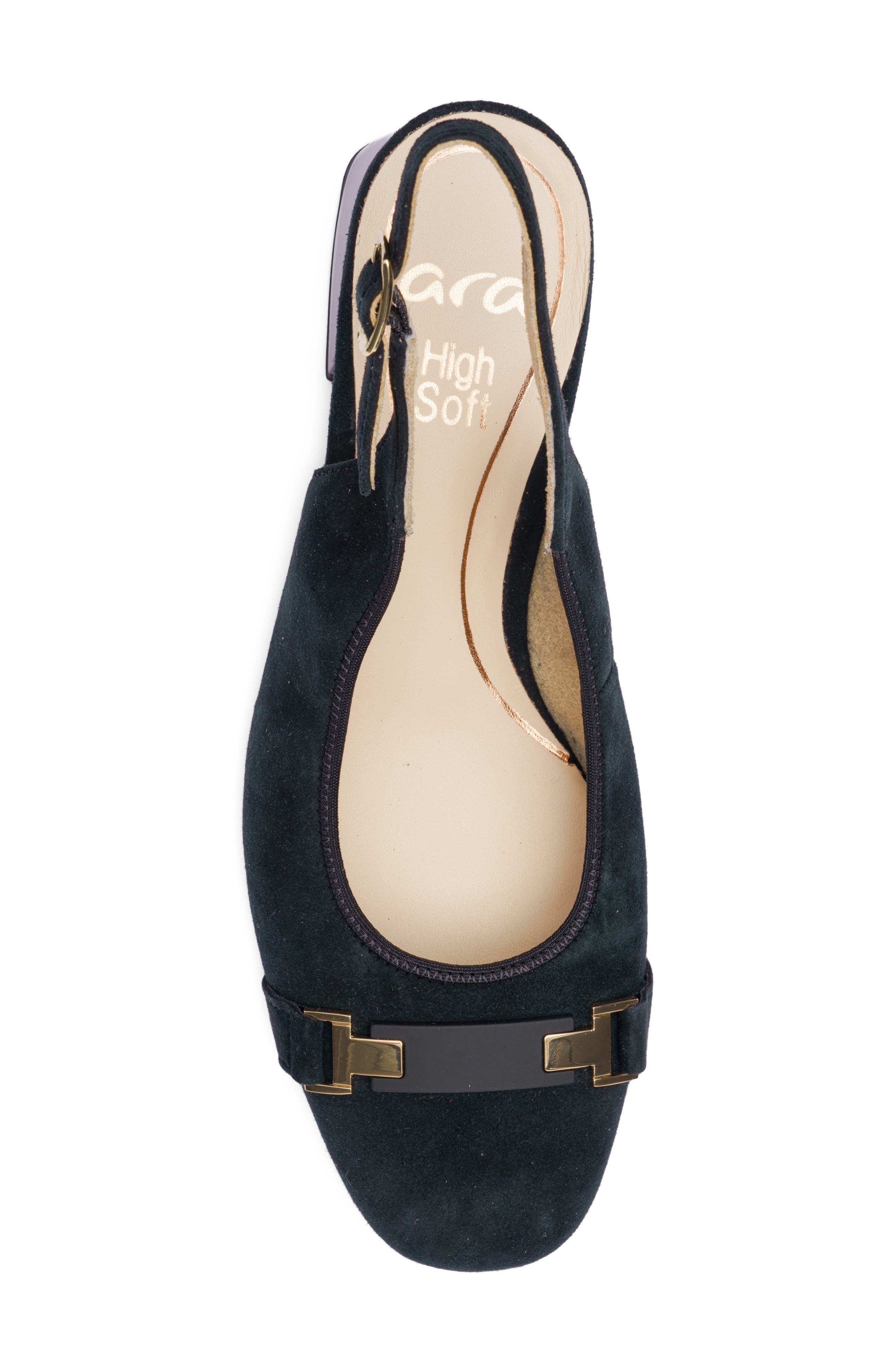 ara Gliselle Slingback Pump, Alternate, color, Black