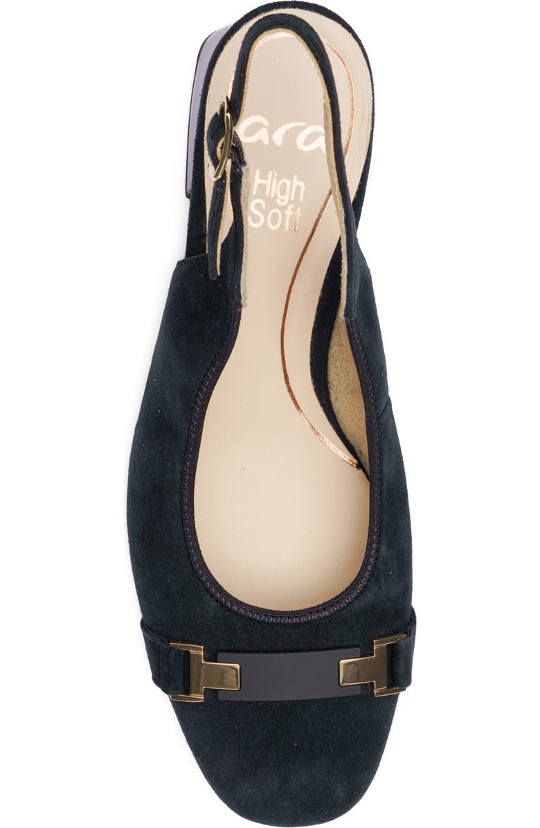 ara Gliselle Slingback Pump, Alternate, color, Black