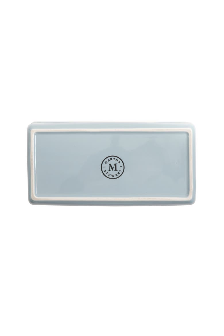 3-Piece Stoneware Baker Set, Oven-Safe Baking Dishes for Casseroles & Desserts, Alternate, color, Dusty Blue
