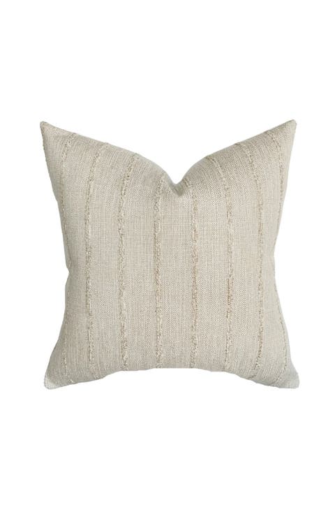 Chloe Sandy Beige Stripe Pillow Cover