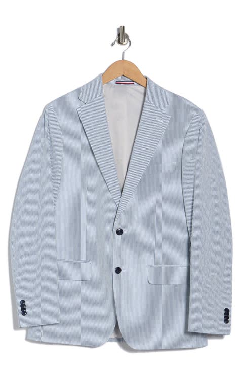 Stripe Seersucker Sport Coat (Regular & Big)