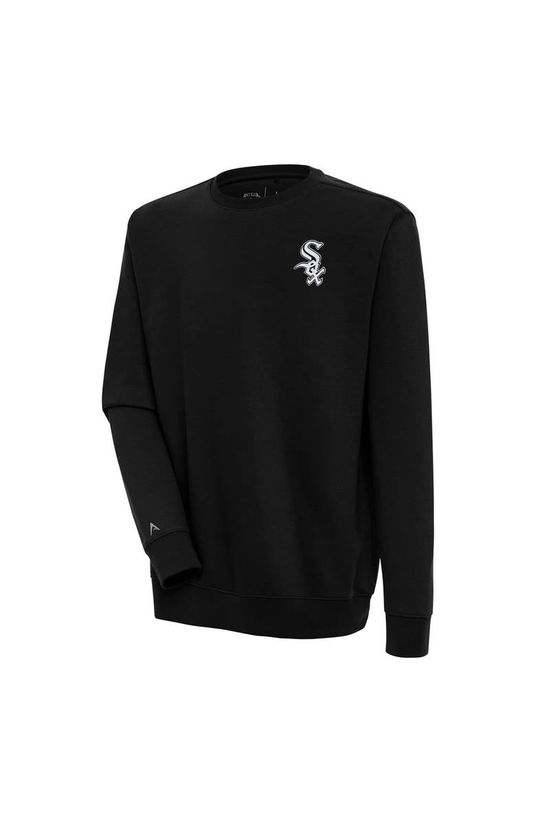 ANTIGUA Men's Antigua  Black Chicago White Sox Victory Pullover Sweatshirt, Alternate, color, Black
